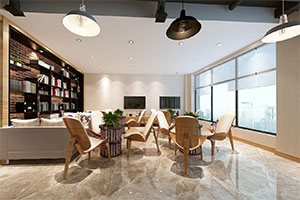 220方小型現代辦公室裝修設計全景效果圖